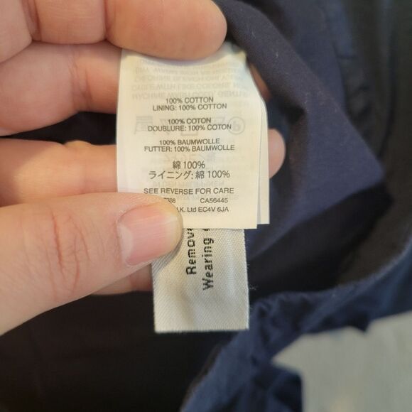 J. Crew Navy Cropped Wide Pants Size 4 - Picture 7 of 8